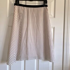 Banana Republic pink polka dot skirt